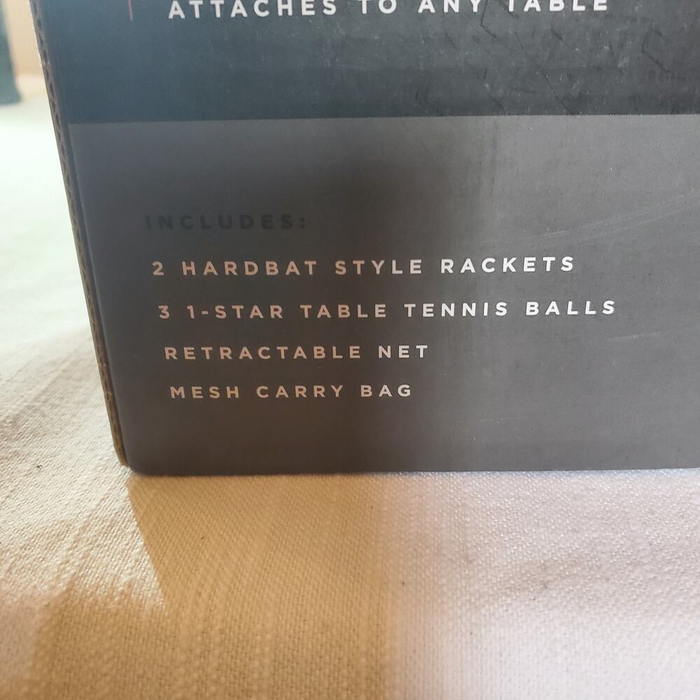Stiga Anywhere Retractable Table Tennis Net & Rackets - NEW - Picture 4 of 6